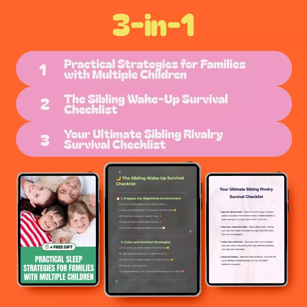 Big Family Toolkit for Calm Nights and Happy Mornings - Digital Download Bundle