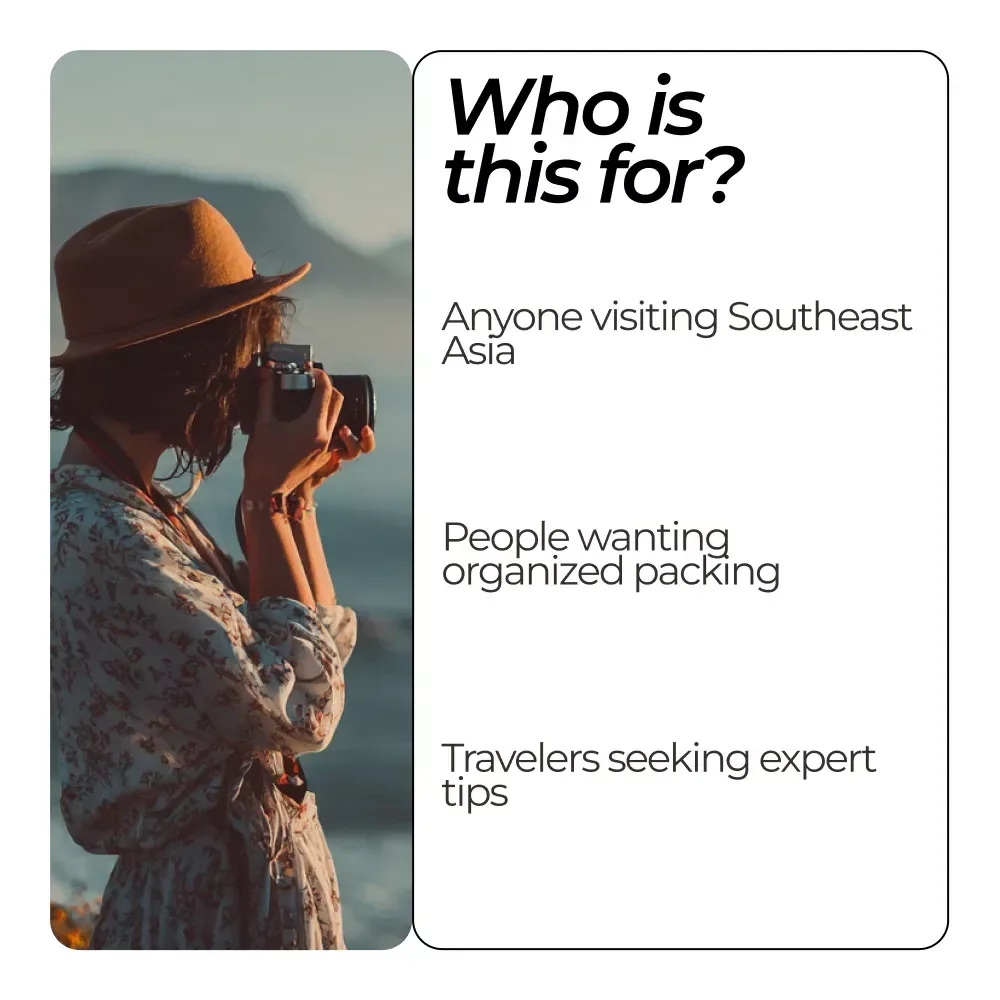 A Packing Mastery Bundle for Southeast Asia – Packing List for Southeast Asia