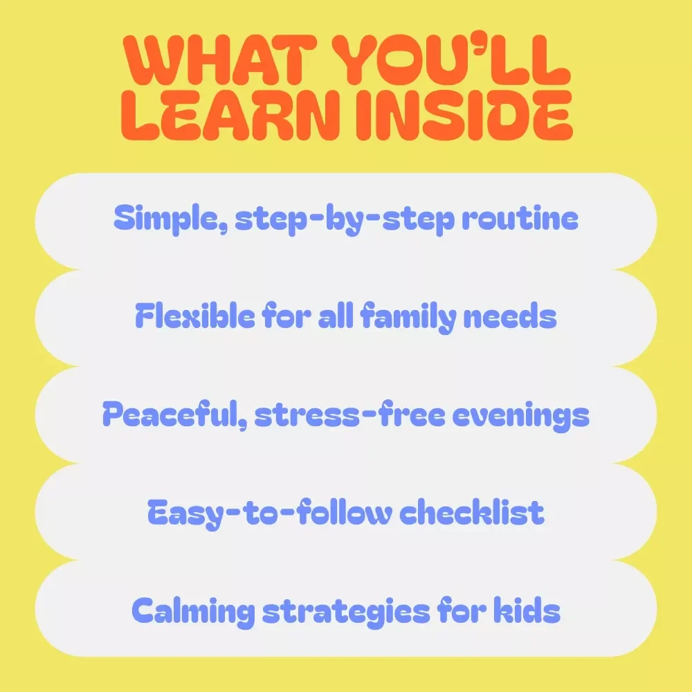 Sleepytime Success Toolkit for Families: 3-in-1 Bundle for Bedtime Routine Success