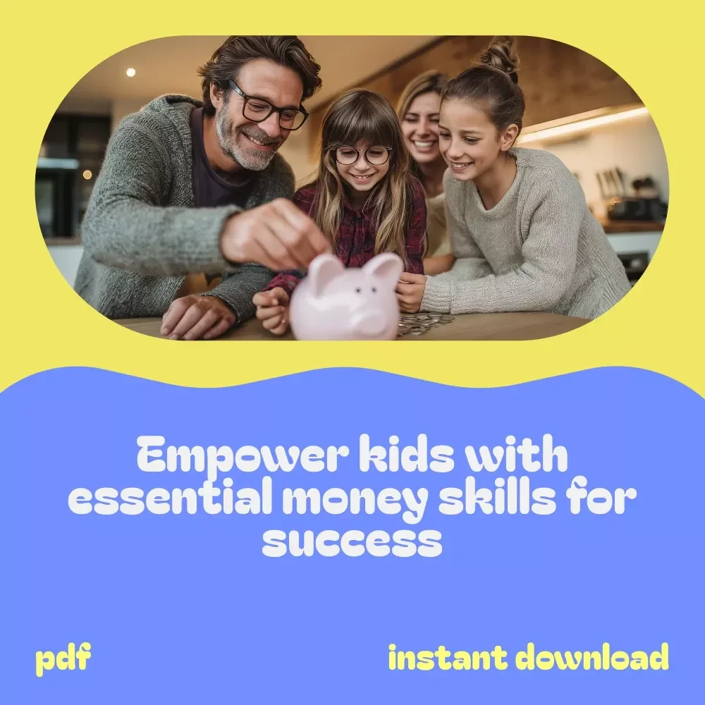 Kids Finance Toolkit: From Allowance to Awareness | 3 in 1 Bundle of Money Guides & Checklists