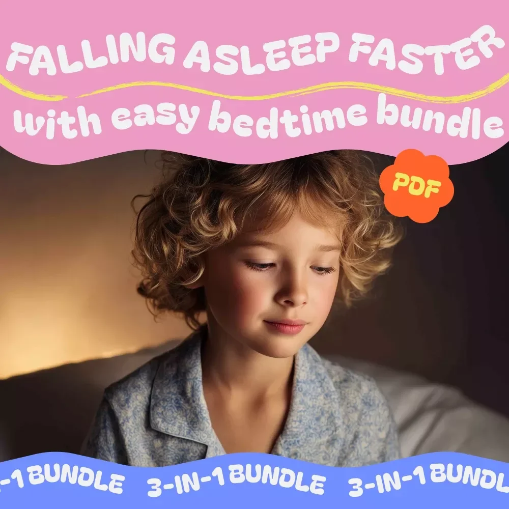 Falling Asleep Faster with Easy Bedtime Bundle: Sleepy Stars, Sleep Sanctuary & Sweet Dreams Guide