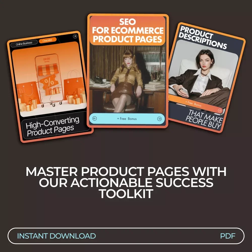 Product Page Success Toolkit: 3-in-1 Bundle for High-Converting eCommerce Pages