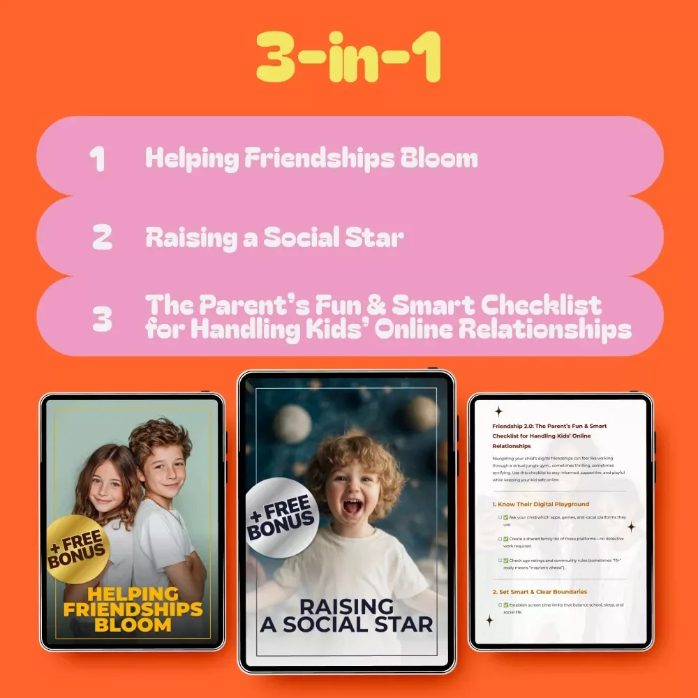 Strong Bonds Toolkit for Kids' Friendships - A 3-in-1 Digital Bundle for Parents