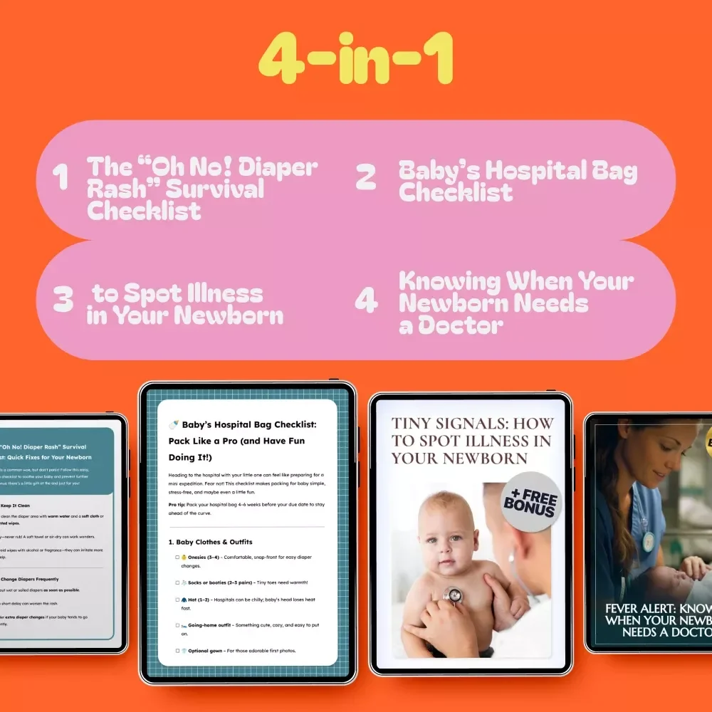 Calm Decisions System for Newborn Symptoms - 4-in-1 Digital Download Bundle