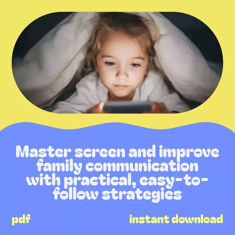 Screen-Smart Family Communication Bundle: 3-in-1 Guide for Kids' Screen Time Management