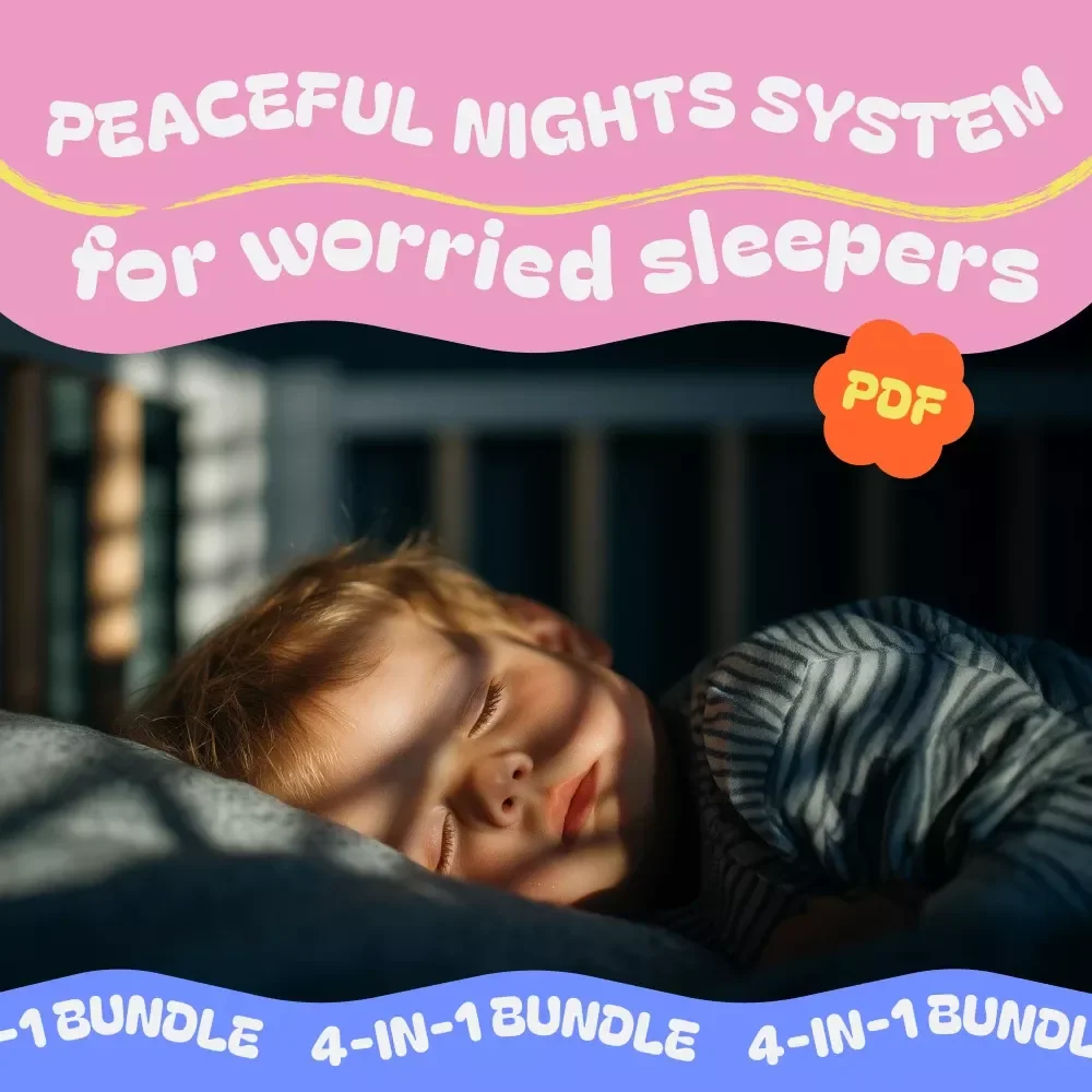 Peaceful Nights System for Worried Sleepers - 4-in-1 Bundle to Calm Kids’ Night Fears