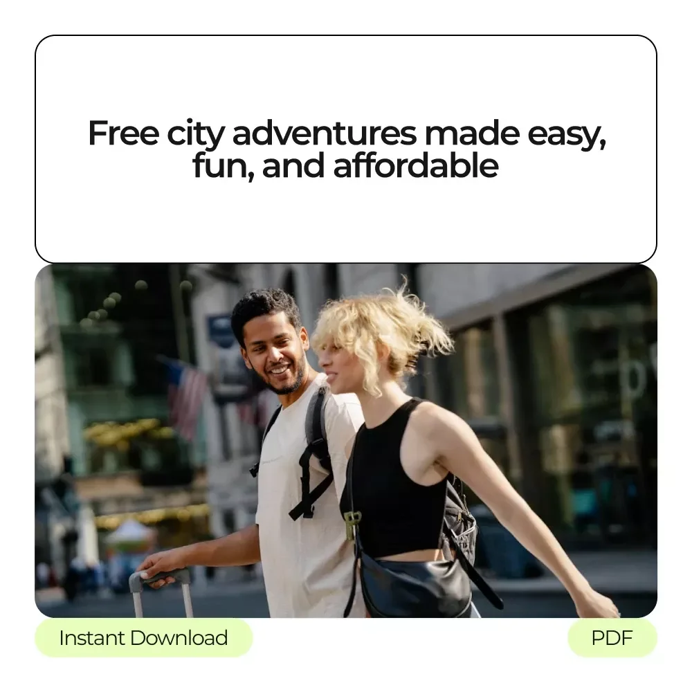Your Smart System for No-Money City Experience: 3-in-1 Bundle of City Adventures