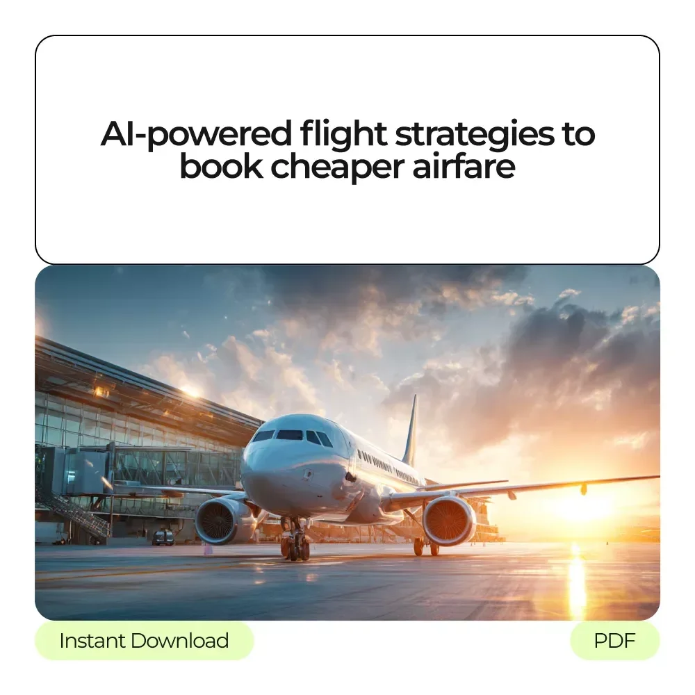 Travel Smarter with a Flight Price Hacker | AI Tools to Find Cheap Flights Bundle