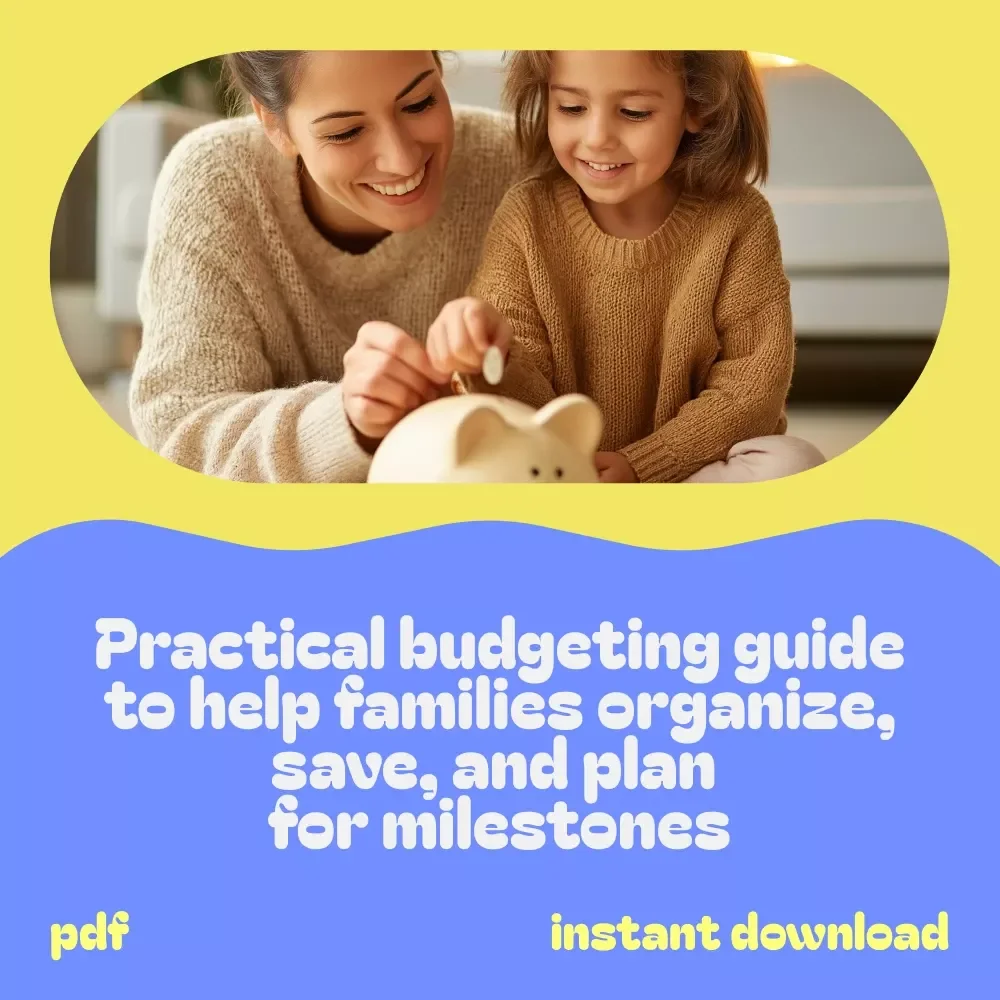Monthly to Milestones Budgeting Bundle | 5-in-1 Digital Guides, eBooks, and Checklists