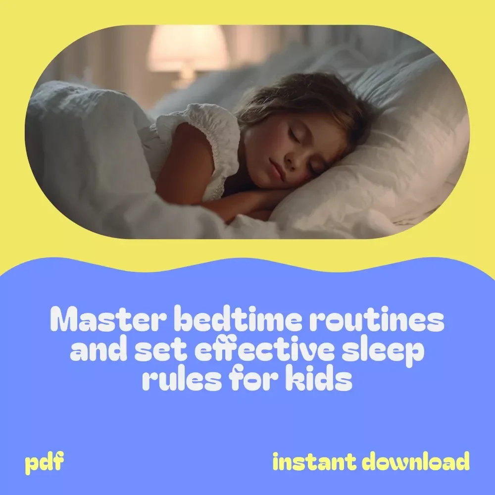 Weekend-to-Weeknight Sleep Rules Bundle – 3-in-1 Guide, eBook & Checklist for Kids