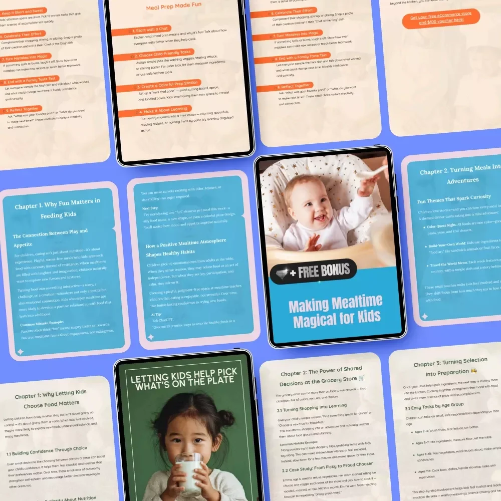 Cooking Together Bundle for Family Fun: Little Chefs in Action, Meal Prep Made Fun & More