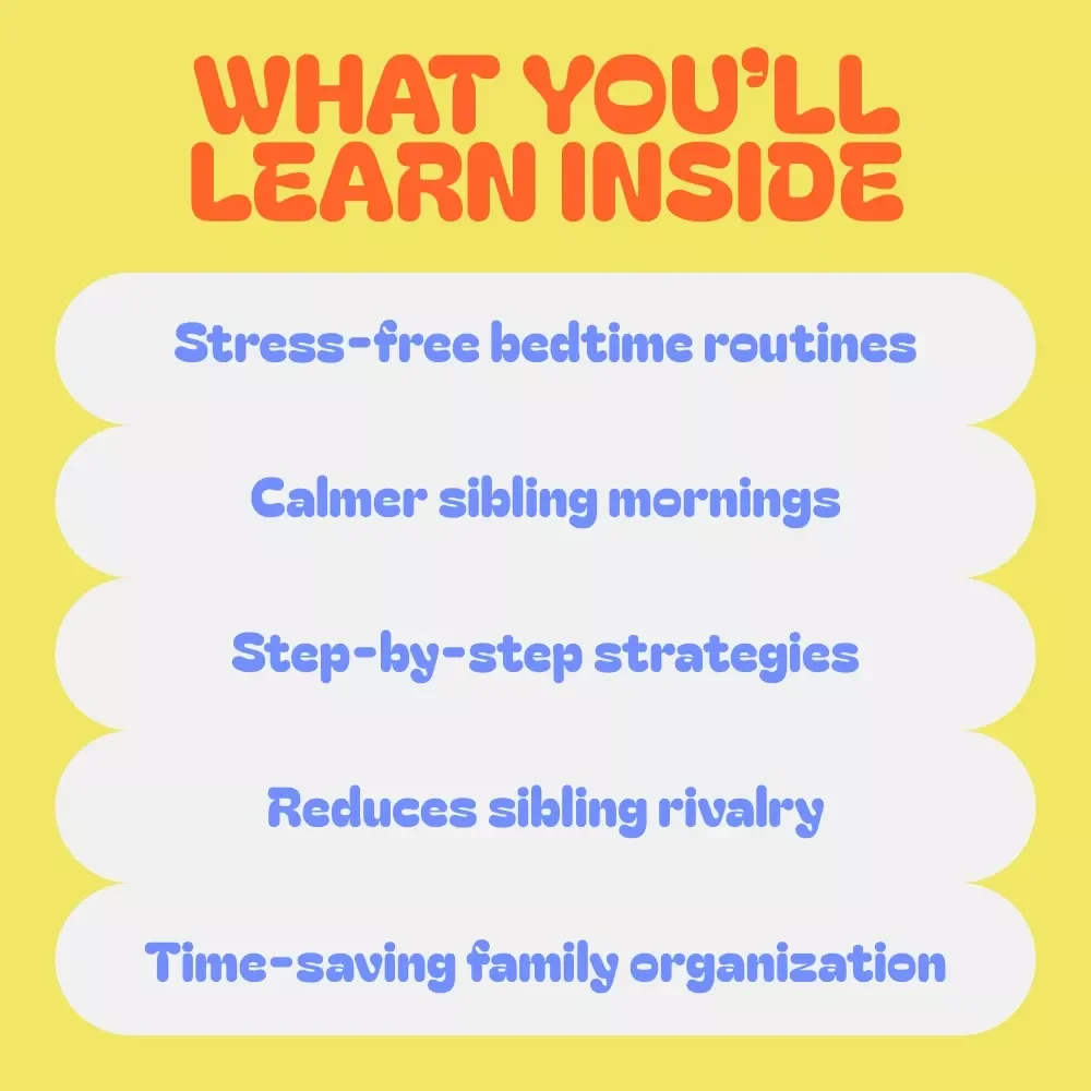 Big Family Toolkit for Calm Nights and Happy Mornings - Digital Download Bundle