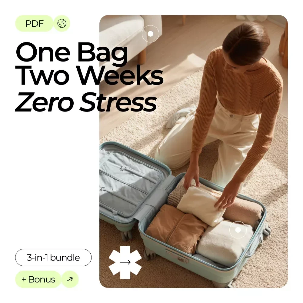 One Bag, Two Weeks, Zero Stress – How to Pack a Carry On for Two Weeks