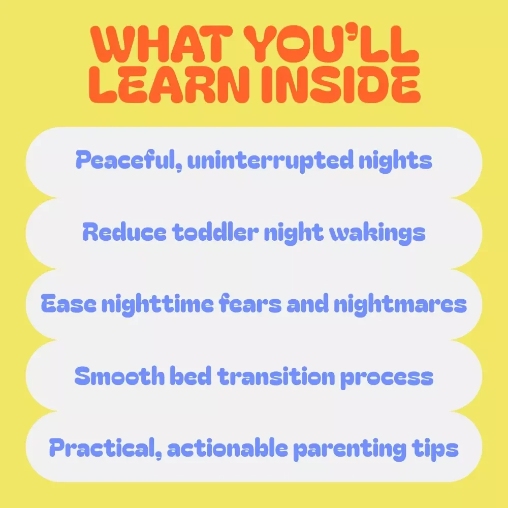 Calm Bedtimes System for Growing Toddlers - 5-in-1 Bundle to Stop Night Wakings