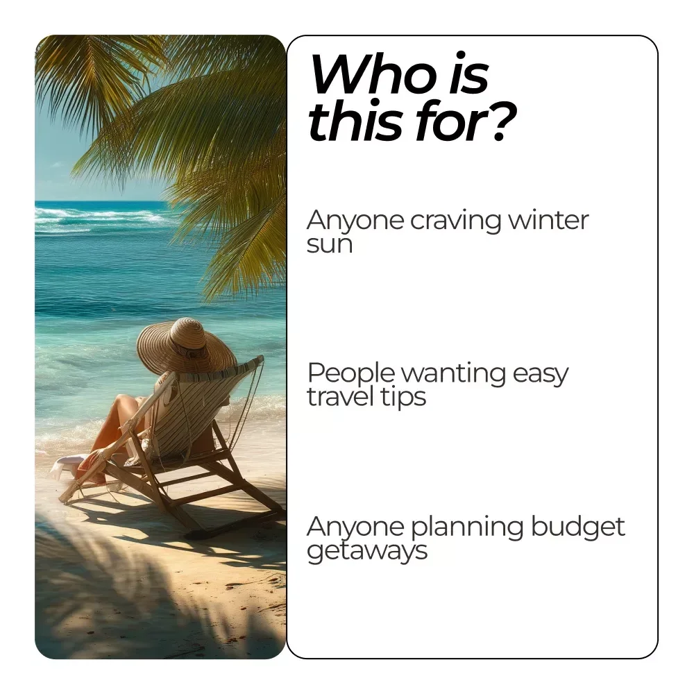 From Cold to Coastline Escape Bundle – Tropical Destinations in Winter Guide
