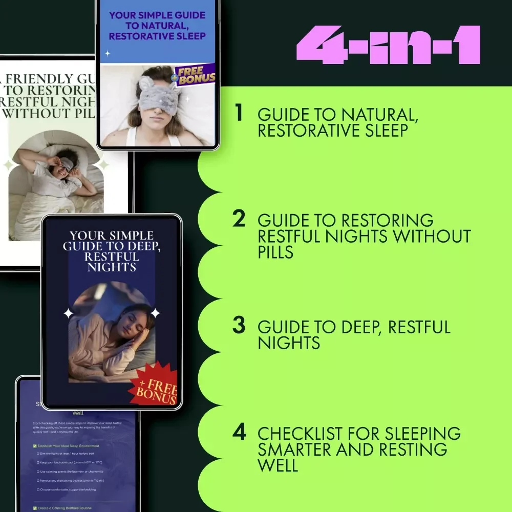 Quality Sleep Essentials Pack - 4-in-1 Bundle for Better Sleep Without Pills