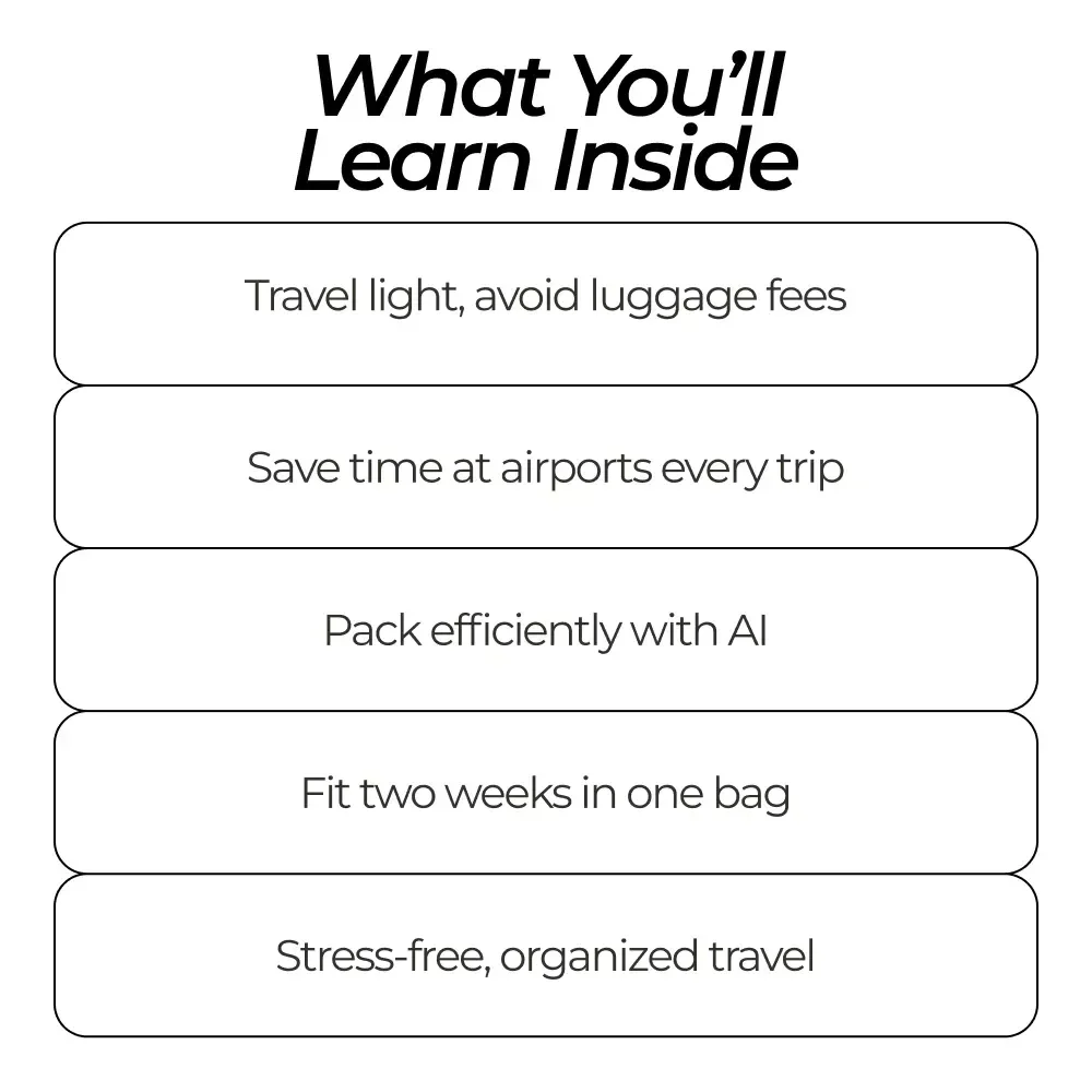 Embracing Carry-On Lifestyle: AI Carry On Only Packing Guide for Any Trip