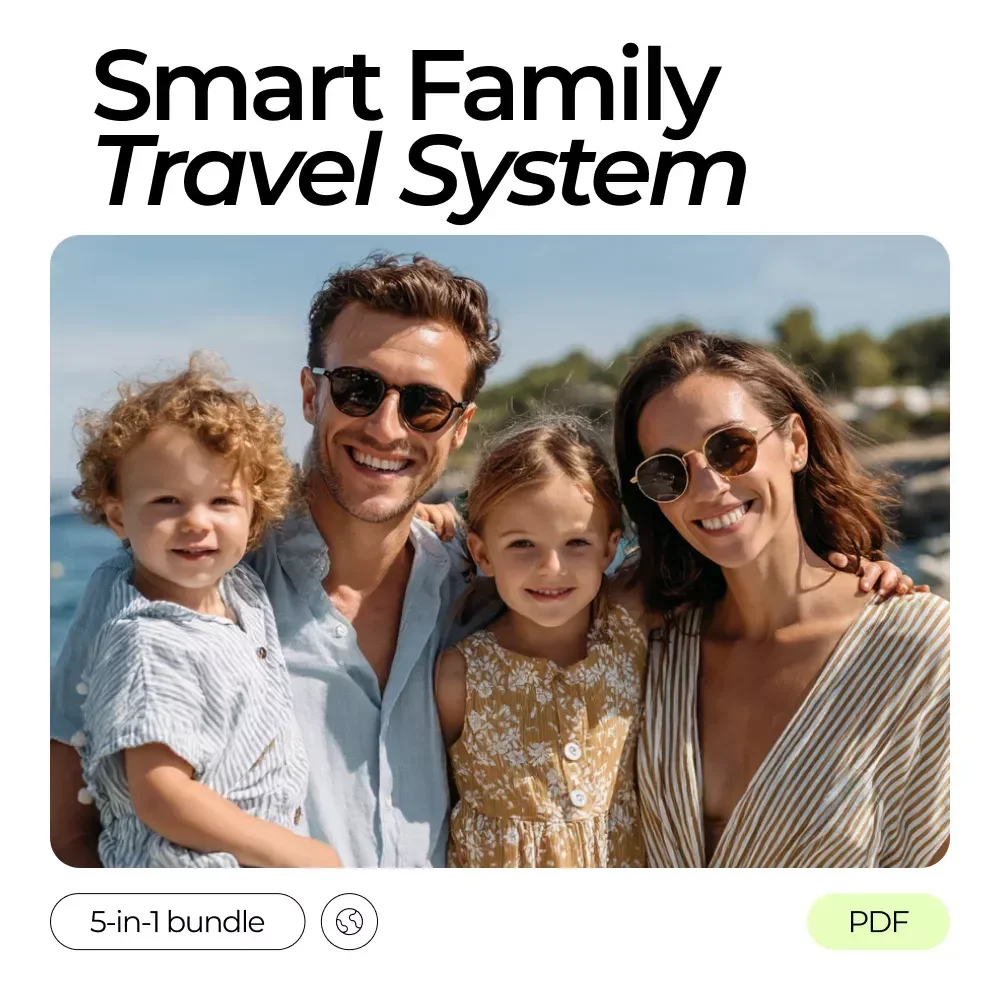 Smart Family Travel System – AI for Family Vacation Packing Lists Bundle