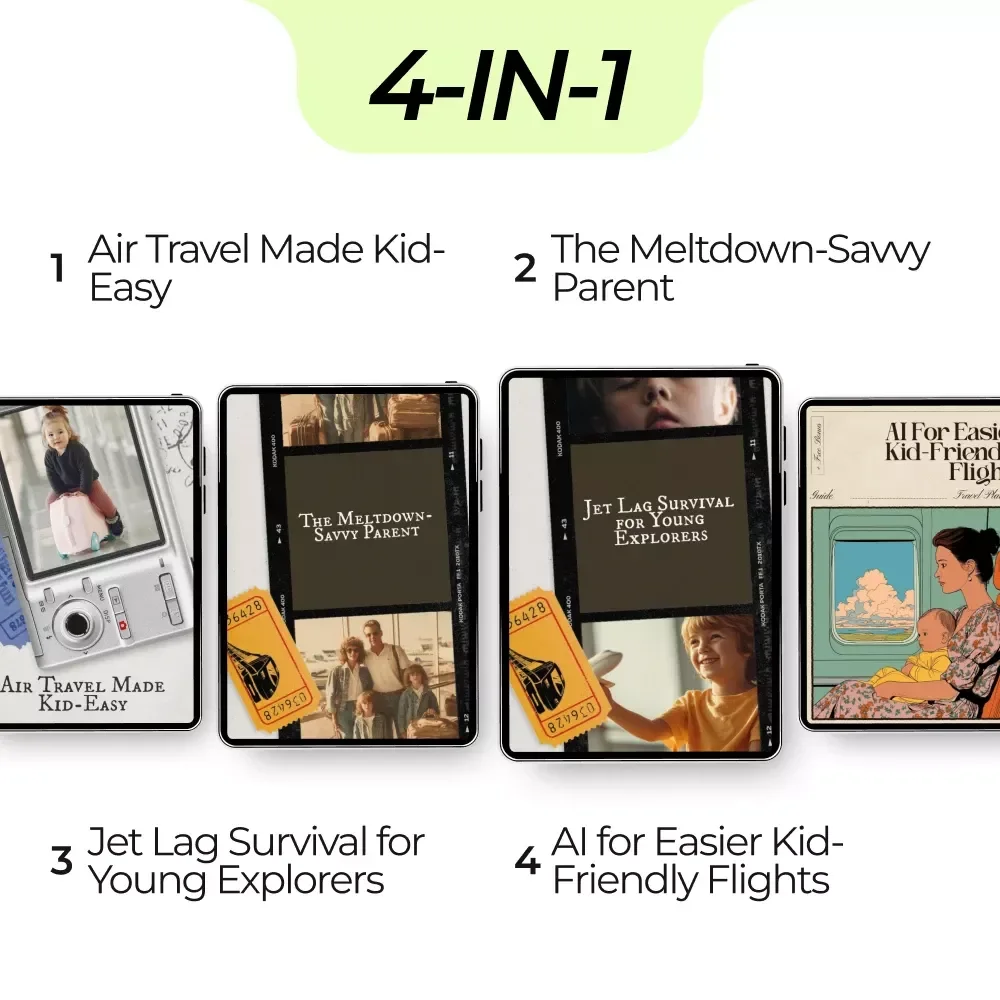 Smart Parent’s Flight Plan: 4-in-1 Family Travel Hacks for Flying with Kids