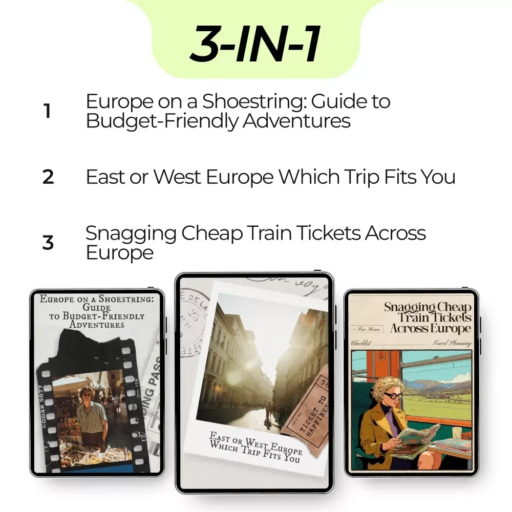 Your Toolkit to See More of Europe for Less: 3-in-1 Bundle for Budget Travelers