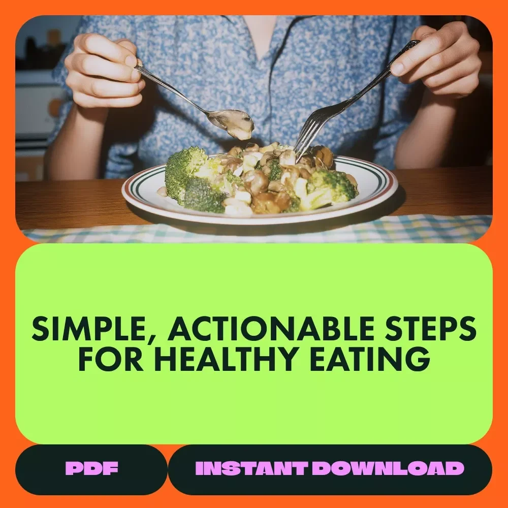 Healthy Eating Starter Bundle | 5-in-1 Digital Guides & Checklists for a Healthy Diet