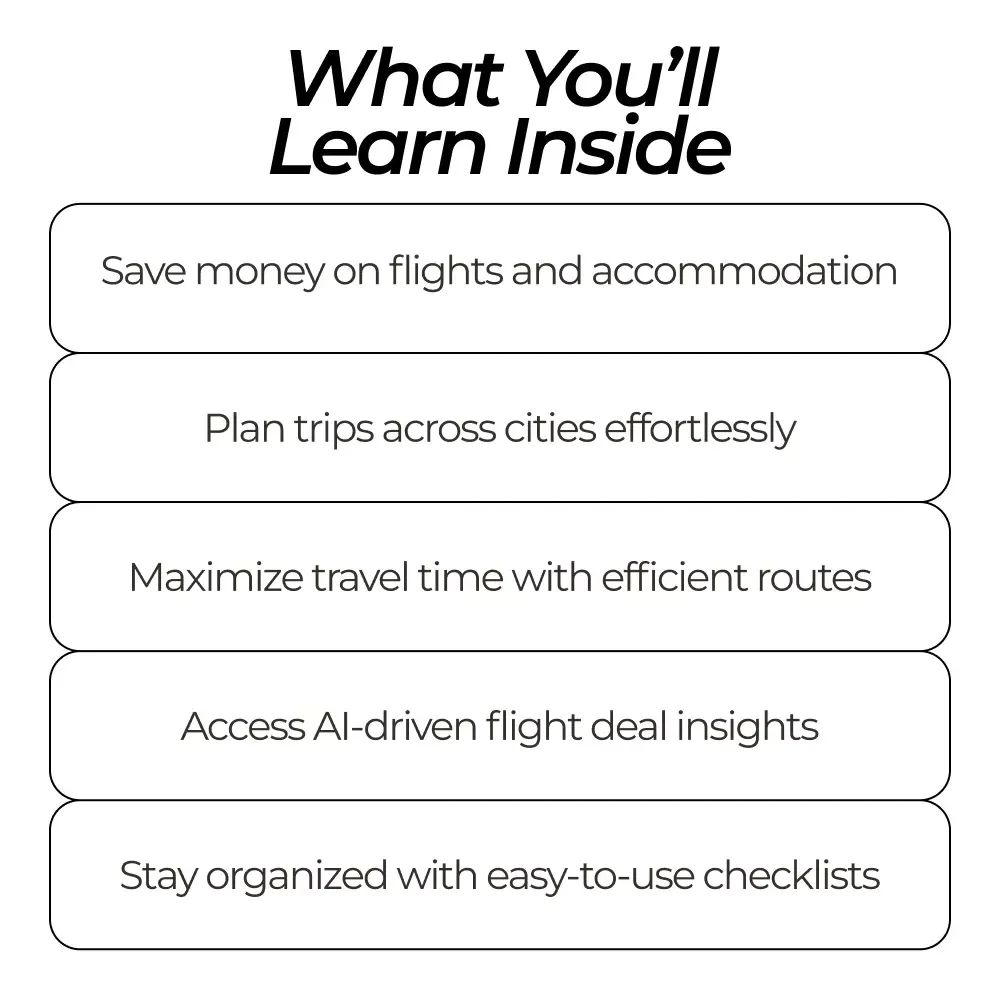 Embracing Many Cities with One Smart Budget - Multi-City Travel Planning Bundle