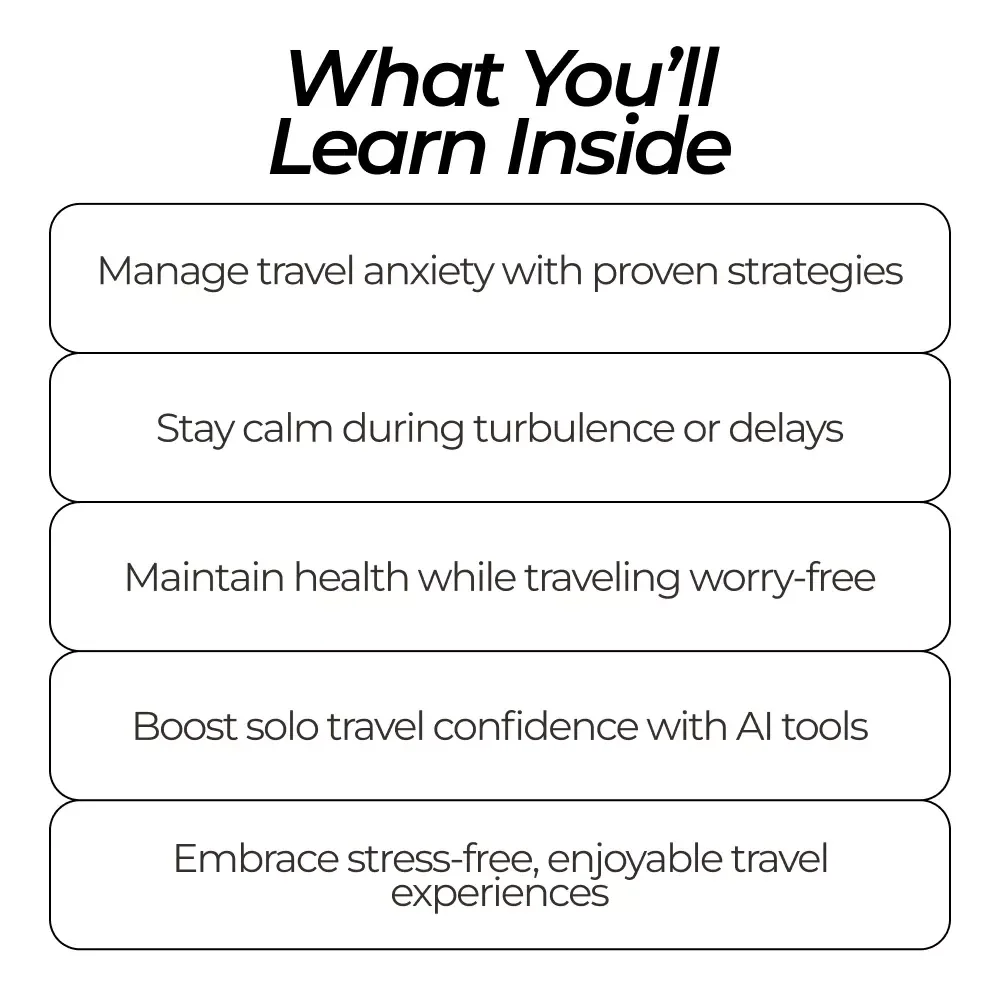 Steady Nerves System for Every Journey: 4-in-1 Travel Anxiety Coping Strategies Bundle