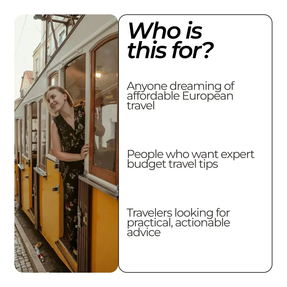 Your Toolkit to See More of Europe for Less: 3-in-1 Bundle for Budget Travelers