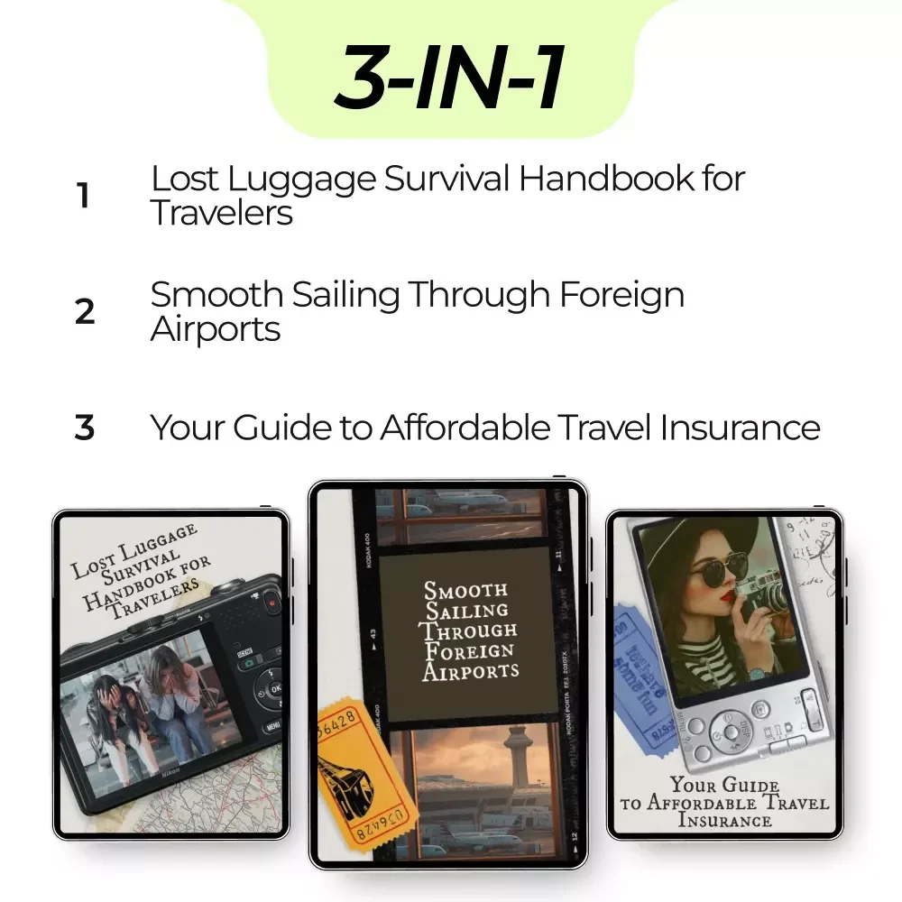 One Bundle to Stay Calm When Your Bag Is Gone - Digital Travel Survival Guides