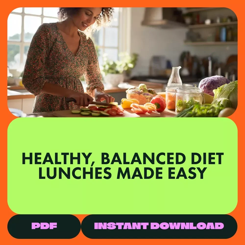 Diet Lunch Collection for Healthy Midday Meals – 5-in-1 Digital Bundle