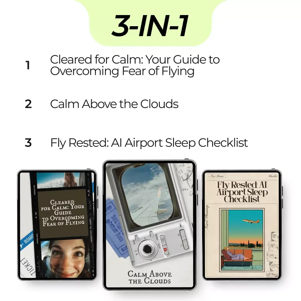The Peaceful Way to Fly: 3-in-1 Bundle for Overcoming Fear of Flying and Relaxing at Airports
