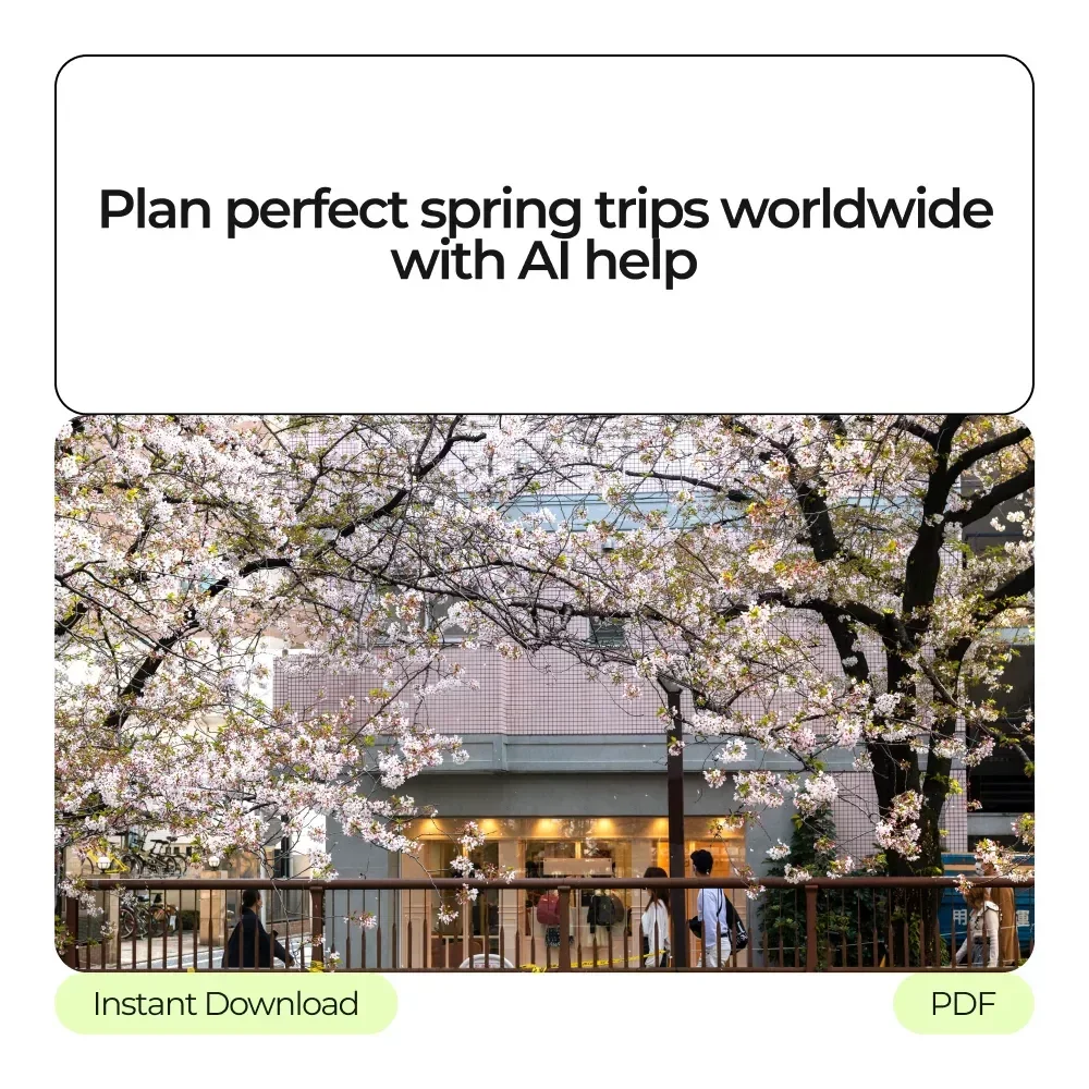 Chase Spring Around the World – where to go in spring Travel Guide Bundle