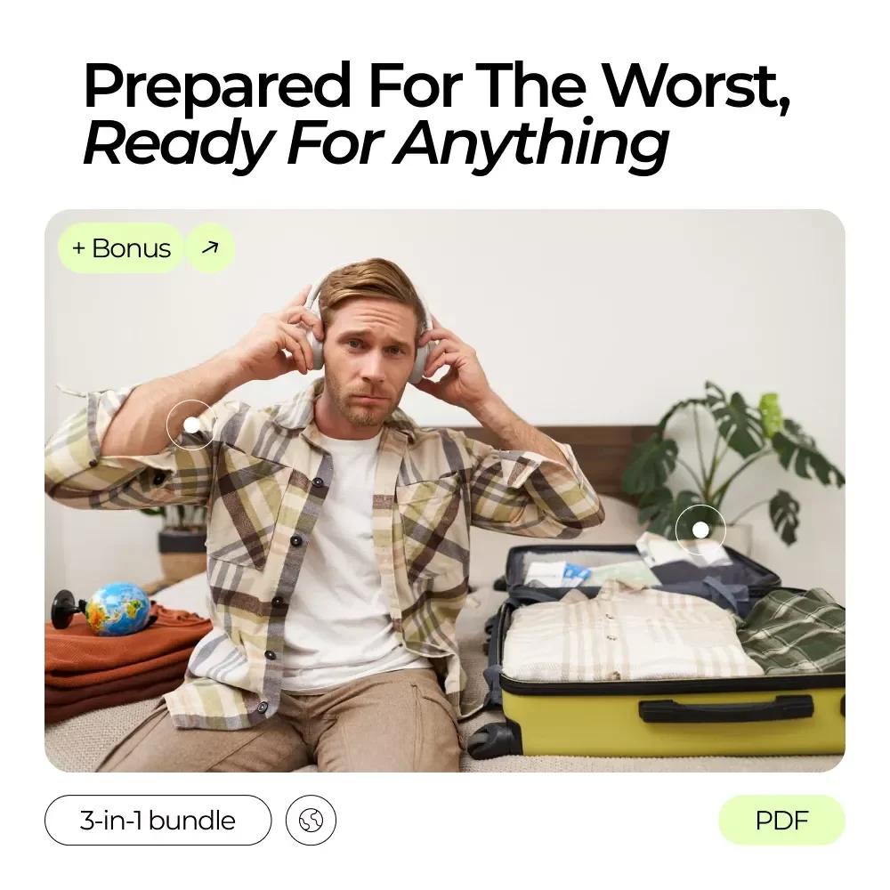 Prepared for the Worst, Ready for Anything: 3-in-1 Digital Travel Guide Bundle