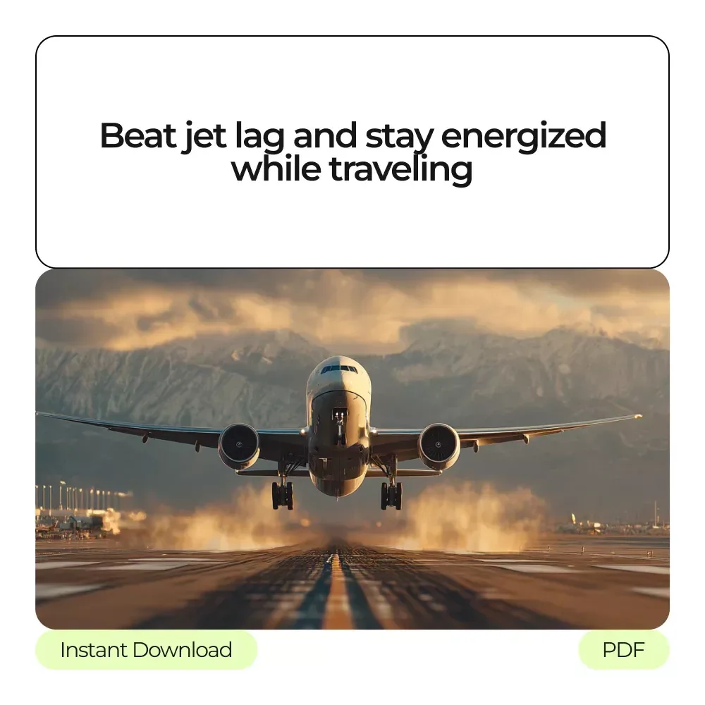 Travel Far without Losing Sleep – How to Manage Jet Lag When Traveling Bundle