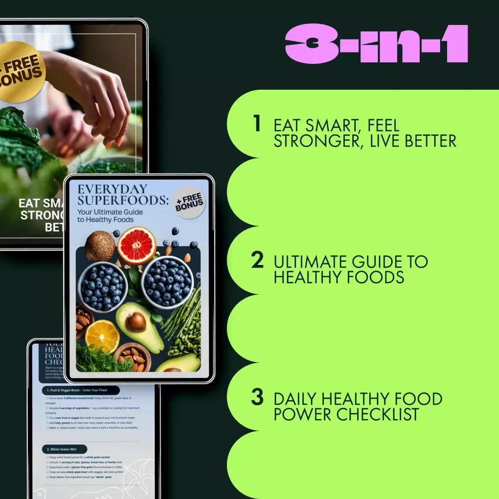 Eat Well, Live Better: Your Ultimate Diet Food Bundle – 3-in-1 Digital Download
