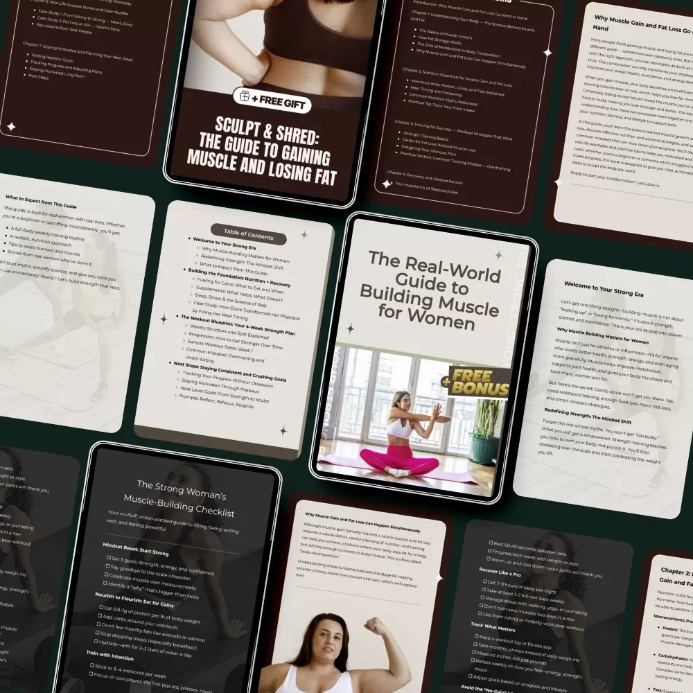 Muscle Sculpting Toolkit for Women: Sculpt & Shred Guide, Checklist, and More