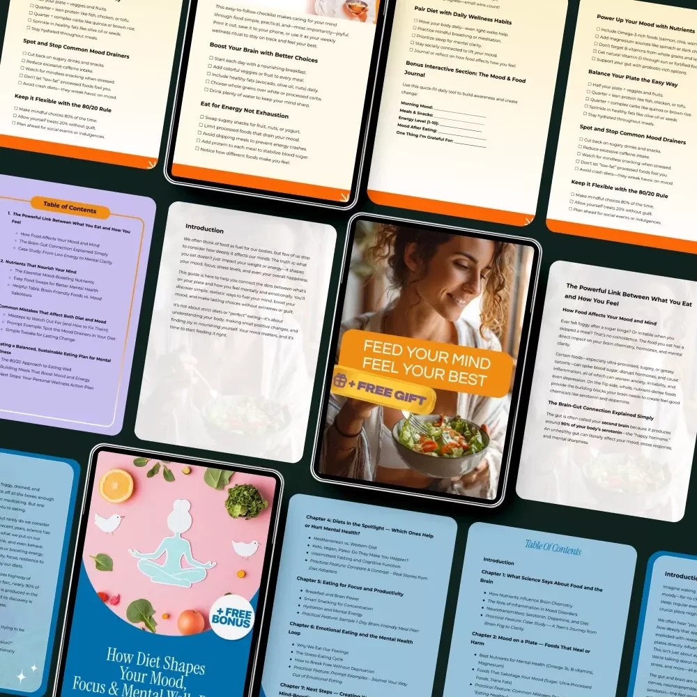 Food for Mental Strength Toolkit: 3-in-1 Bundle for Diet & Mental Health