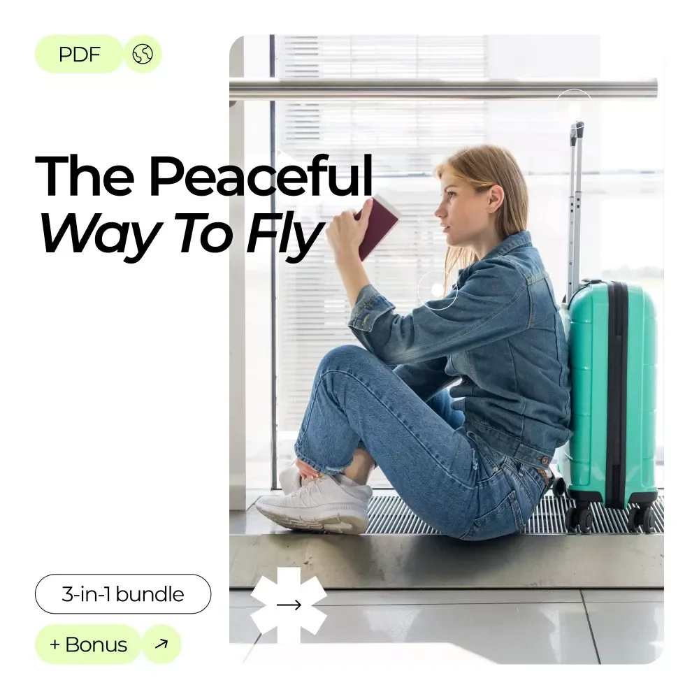The Peaceful Way to Fly: 3-in-1 Bundle for Overcoming Fear of Flying and Relaxing at Airports