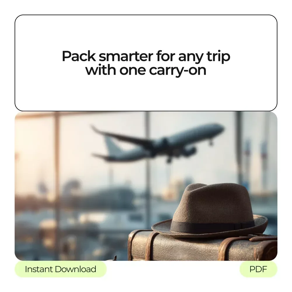 Embracing Carry-On Lifestyle: AI Carry On Only Packing Guide for Any Trip