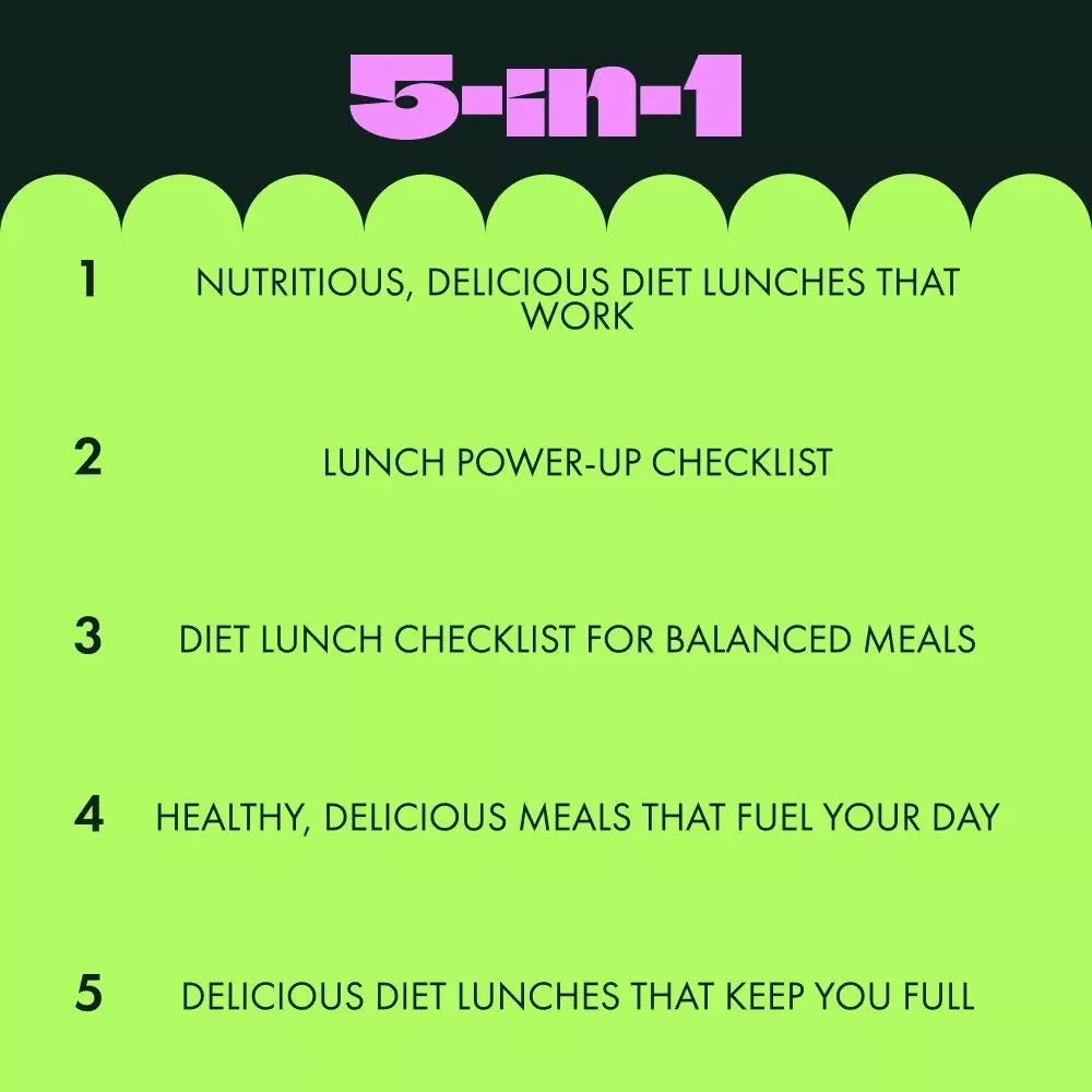 Diet Lunch Collection for Healthy Midday Meals – 5-in-1 Digital Bundle