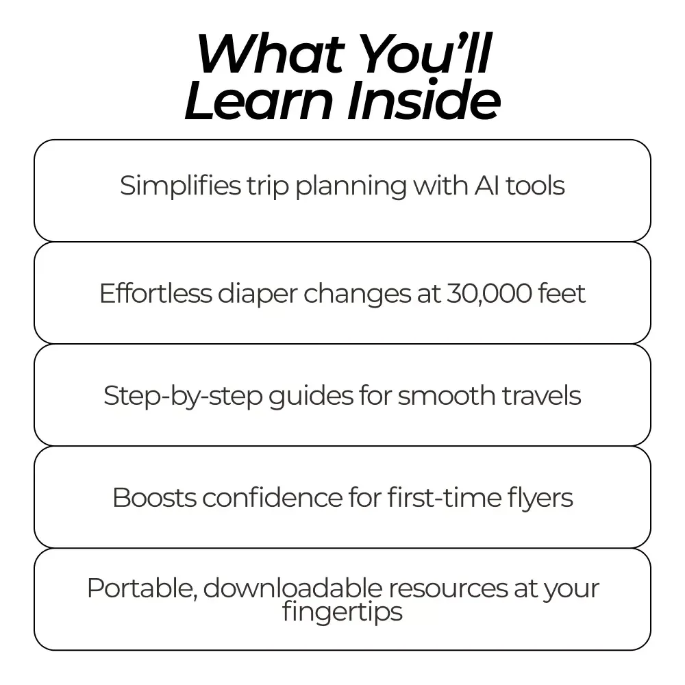 Confident Flights with Your Little One: The Ultimate 3-in-1 Guide to Flying with a Baby