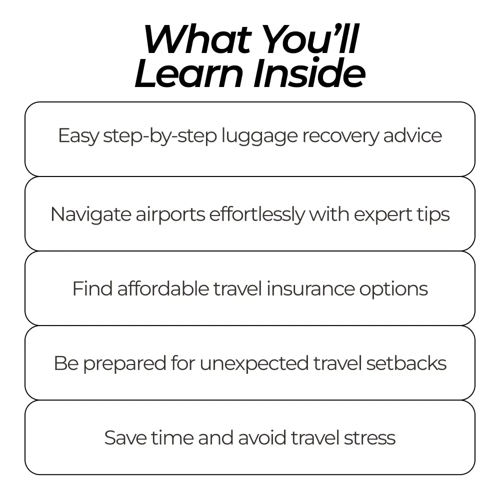 One Bundle to Stay Calm When Your Bag Is Gone - Digital Travel Survival Guides