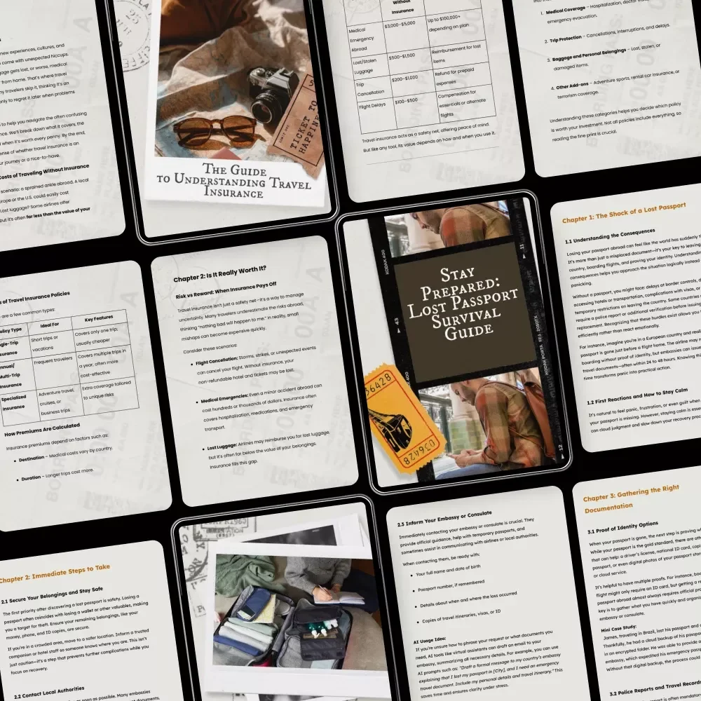 Prepared for the Worst, Ready for Anything: 3-in-1 Digital Travel Guide Bundle