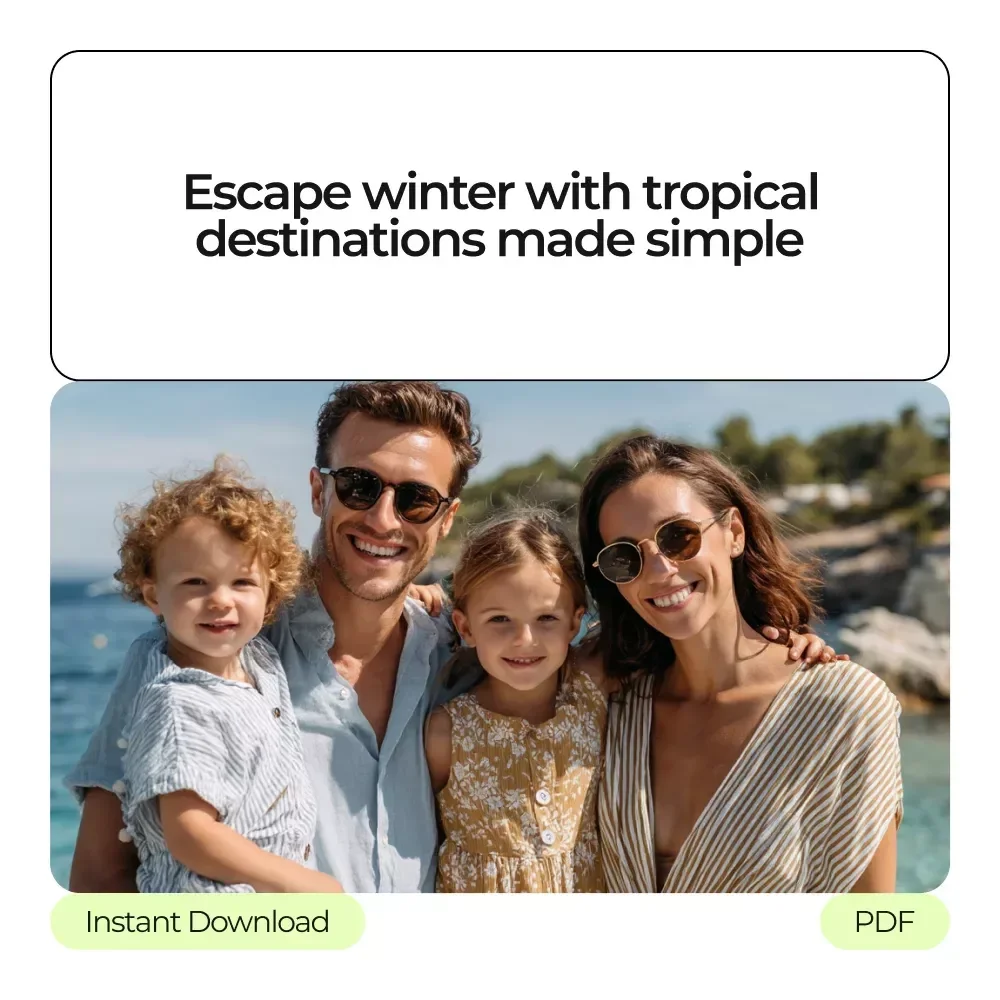 From Cold to Coastline Escape Bundle – Tropical Destinations in Winter Guide