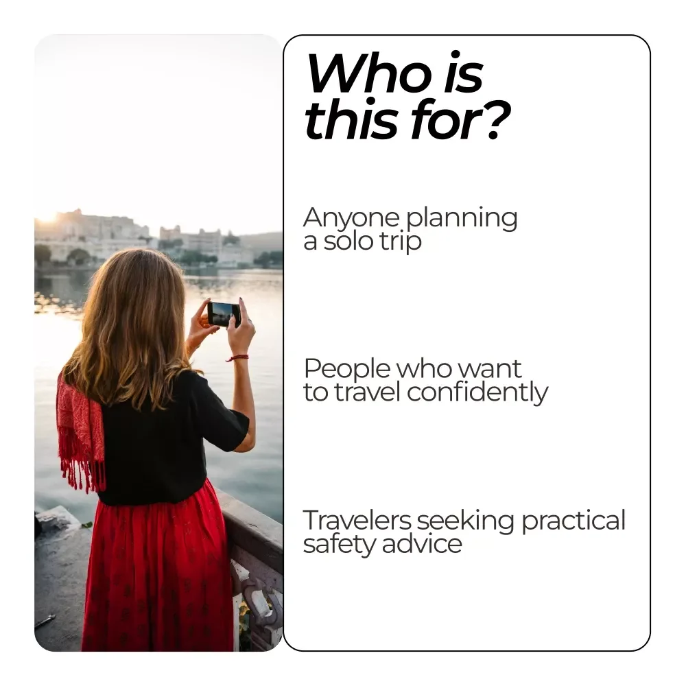 Smart Safety Bundle for Solo Adventures - 3-in-1 Digital Guide, eBook & Checklist
