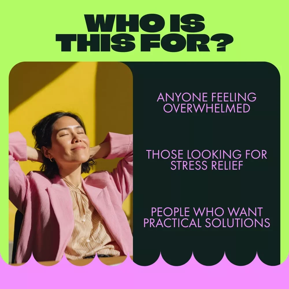 Stress Relief Kit for Healthy Living: 3-in-1 Digital Bundle for Stress Reduction