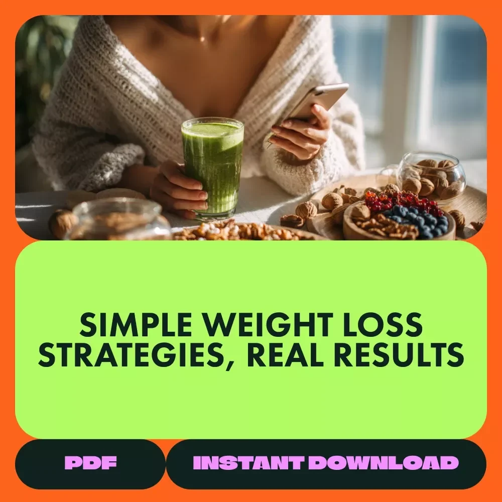 Clean Eating Weight Loss Bundle - 4-in-1 Digital Downloads for Healthy Weight Loss Diet