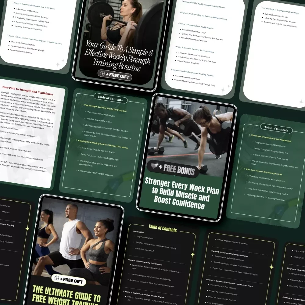 The Practical Weight Training Routine Bundle: 3-in-1 Guides for Building Muscle & Boosting Confidence
