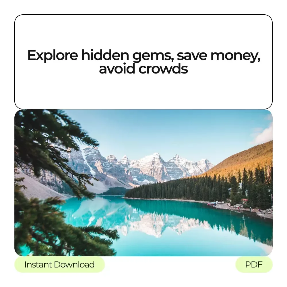Discover Travel’s Best-Kept Secrets: 4-in-1 Digital Bundle for Travel Dupe Destinations & More