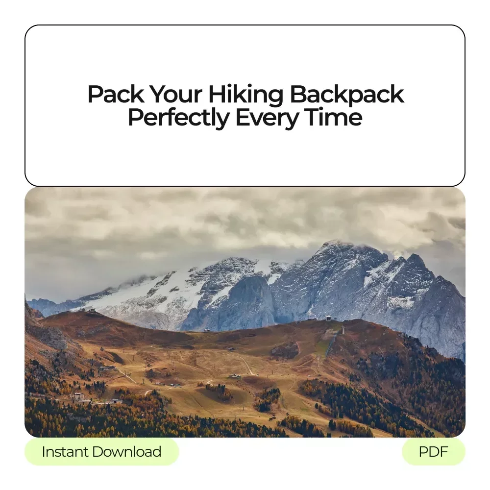 Master the Art of the Perfect Hiking Pack: How to Pack Your Backpack for Hiking Guide Bundle